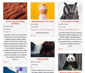 Masonry Layout - Feature - Divi Query Builder