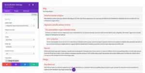 Term Query - Feature - Divi Query Builder