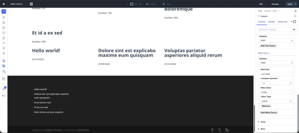 How to Filter the Divi 5 Loop with Custom Field Meta Queries How to Filter the Divi 5 Loop with Custom Field Meta Queries